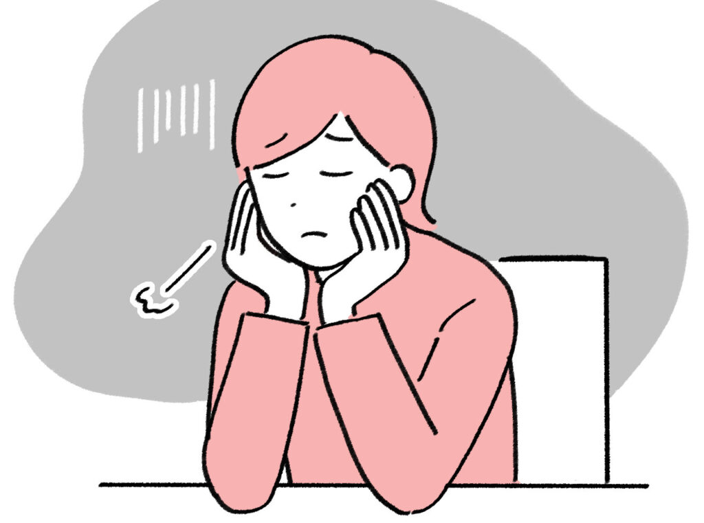 疲れている女性