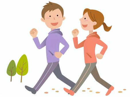 ウォーキングする画像①