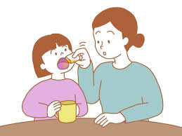 薬を飲む画像①