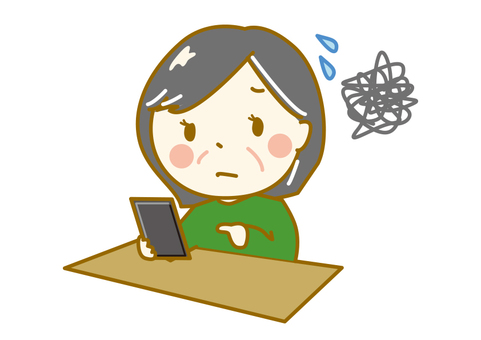 高齢者のうつ病の画像①