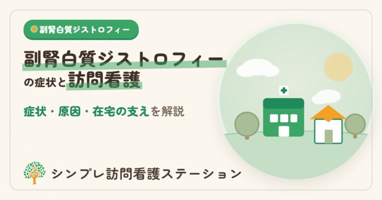 副腎白質ジストロフィーの症状と訪問看護