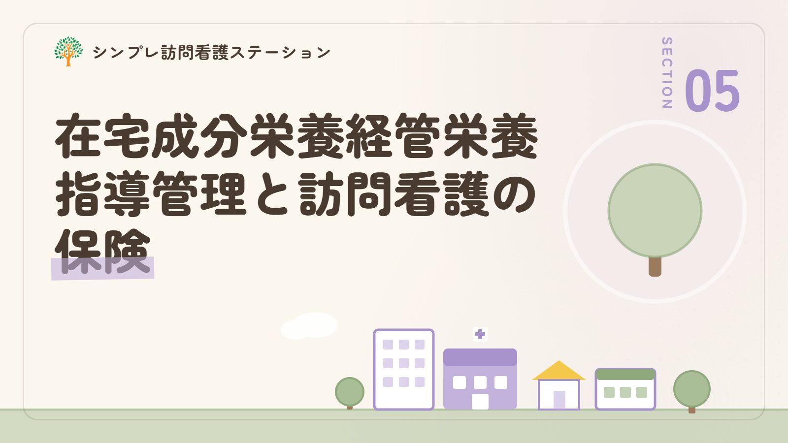 在宅成分栄養経管栄養法指導管理と訪問看護の保険