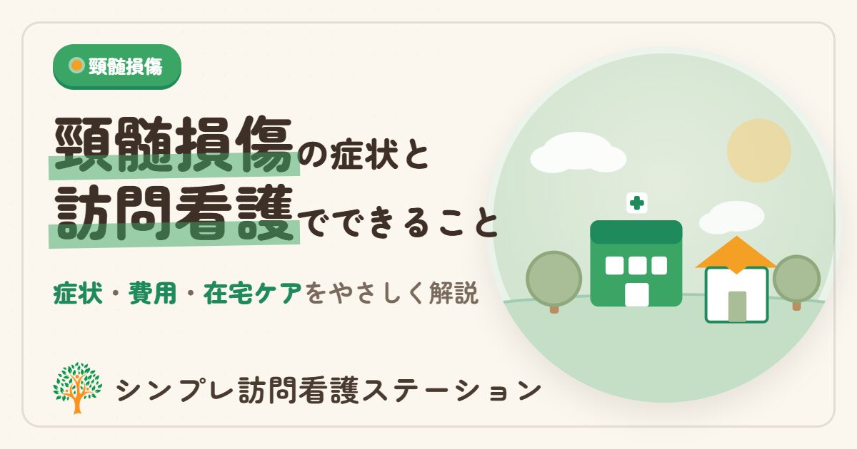 頸髄損傷の症状・費用と訪問看護